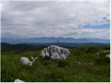 Zgornje Danje - Krekova koča na Ratitovcu